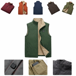 11-Zone Thermal Integrated Warming Vest with Fleece Lining