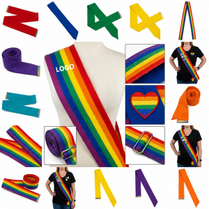 Adjustable Vibrant Webbing Sash for Ceremonies and Team Events
