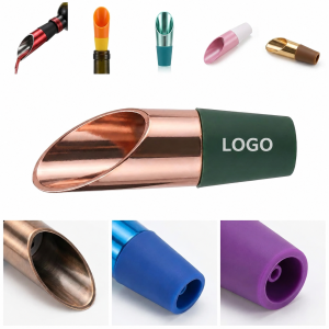 Metallic Tapered Wine Aerator and Drip-Free Pourer