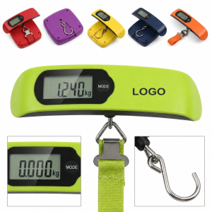 Compact Digital Luggage Scale with Backlit LCD Screen